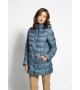 Parka azul impermeable con thermore