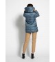 Parka azul impermeable con thermore